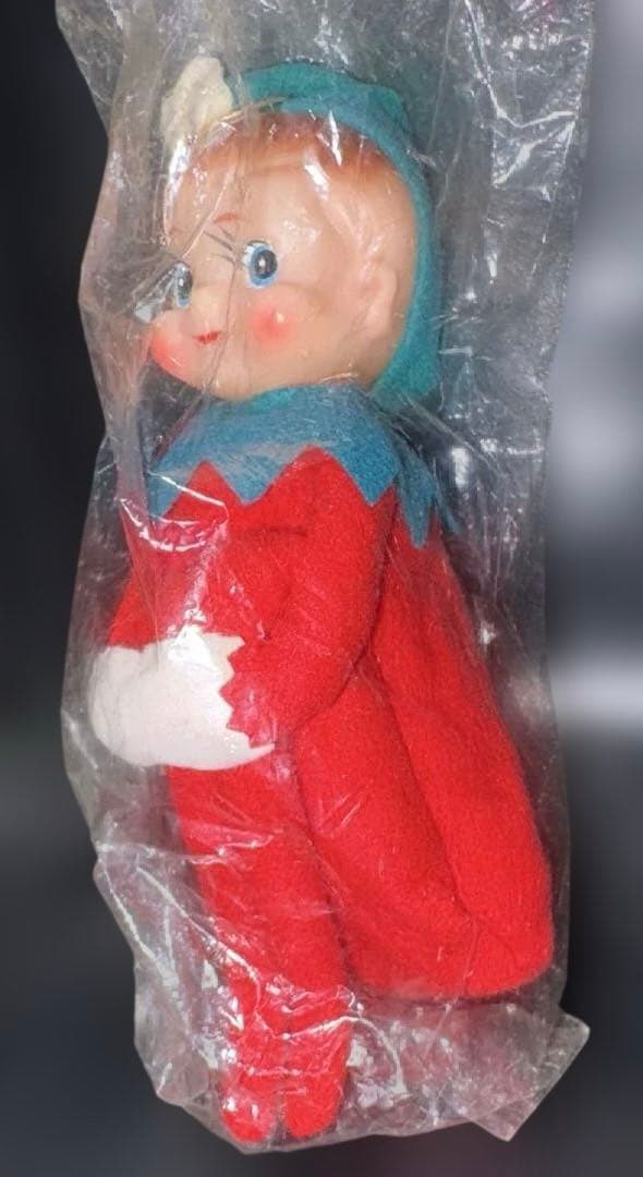 1960年代ヴィンテージクリスマスエルフ人形ニーハガーエルフで約20cm日本製