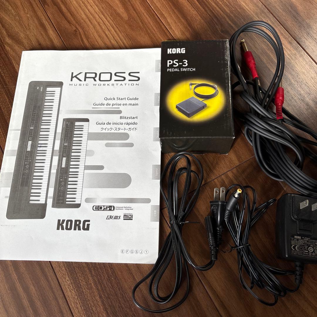 KORG キーボードシンセサイザー KROSS-61 クロス 61鍵 ケース付