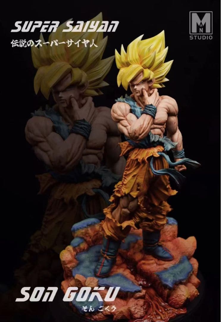 ドラゴンボール 孫悟空 ガレキ ガレージキット スタチューX①⑧①