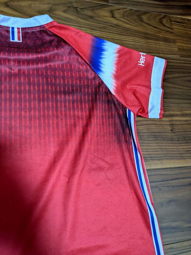 ★フランス代表　バレーボール　ユニフォーム　ゲームシャツ　ウェア　ジャージ　赤