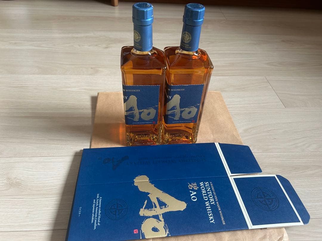 Ao ウイスキー 2本セット 専用ボックス付き