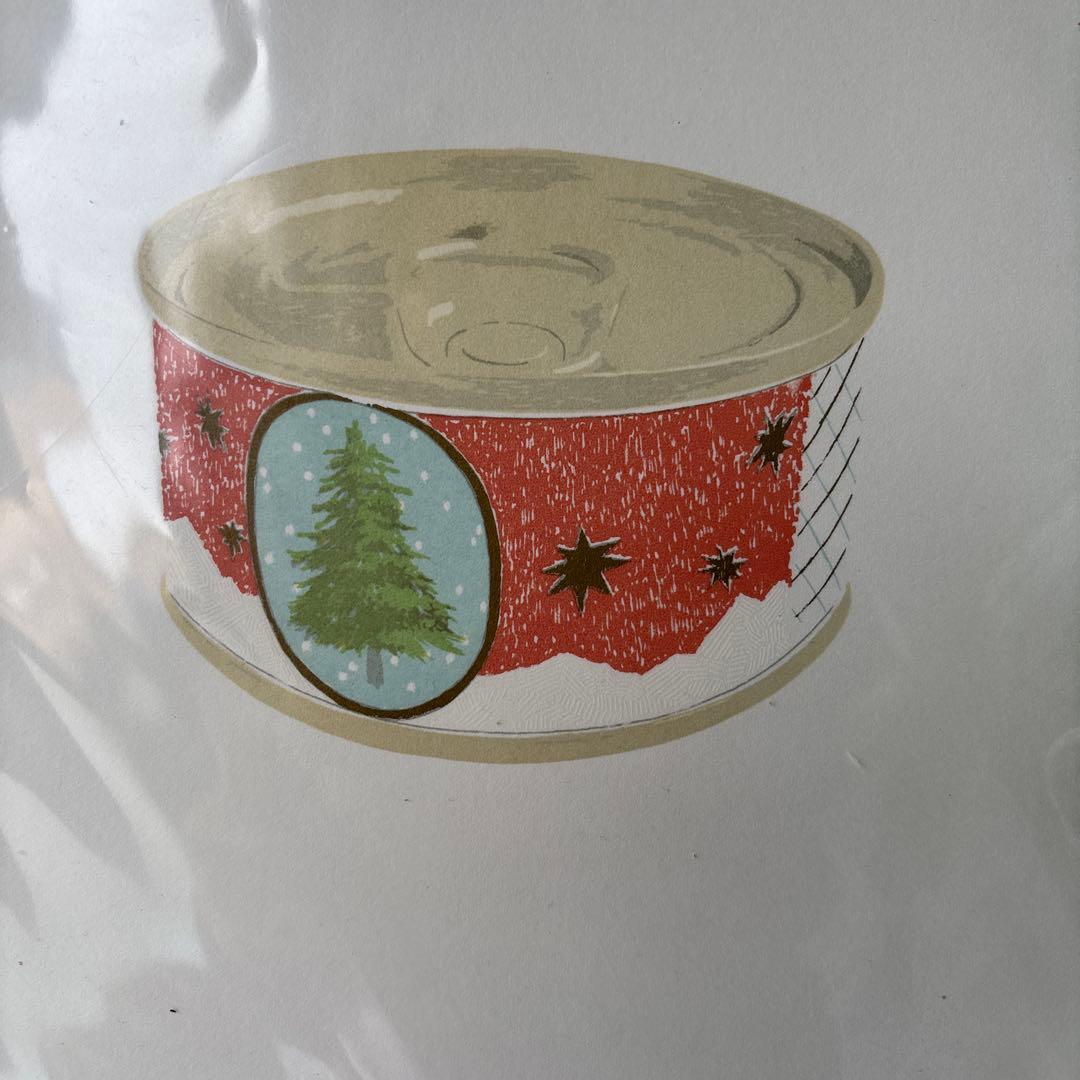 スクリーンプリント　西平幸太作品　エディション26/60 X缶