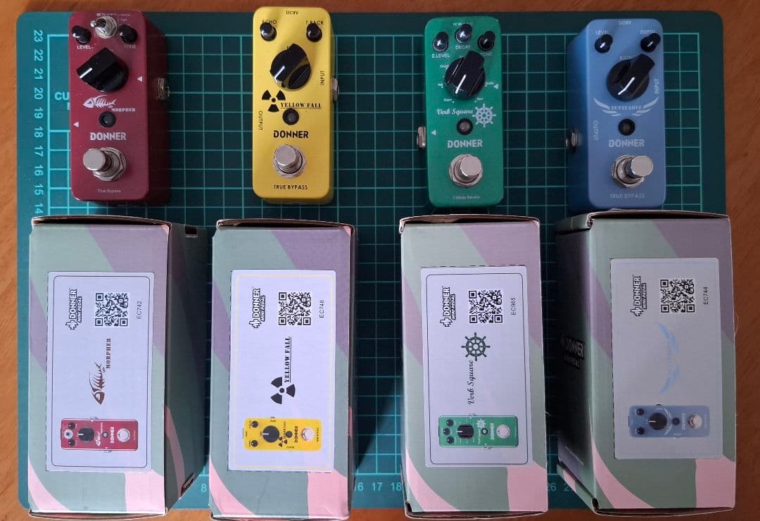 Donnerギターエフェクター4点セット