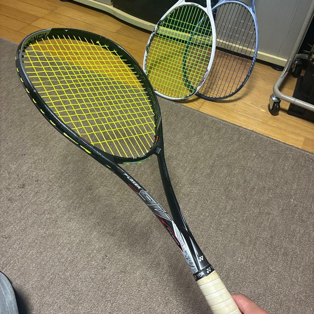 YONEXソフトテニスラケット エフレーザ9V ガット…インブォーグ　30p