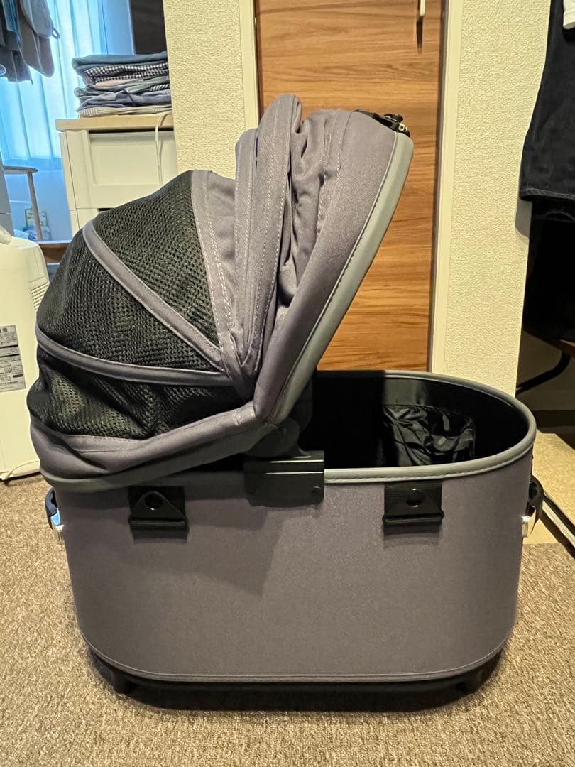 エアバギー　ディムグレー　レギュラー　コット単体とカゴカバー　未使用