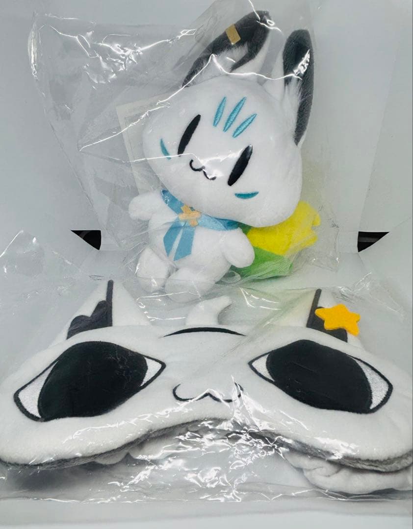 ホロライブ　白上フブキ すこん部ぬいぐるみ＆アイマスク　セット