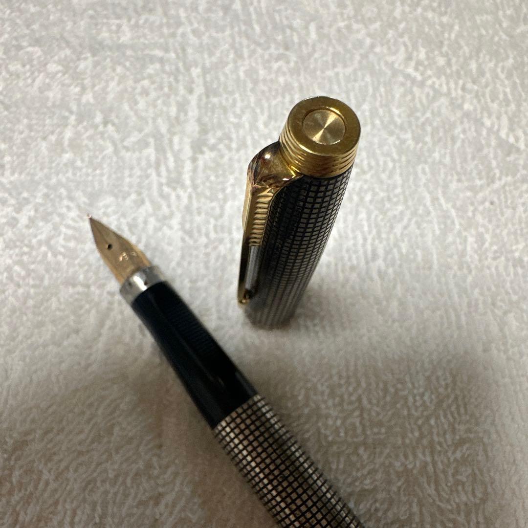 14K パーカー STERLING SILVER 万年筆 USA