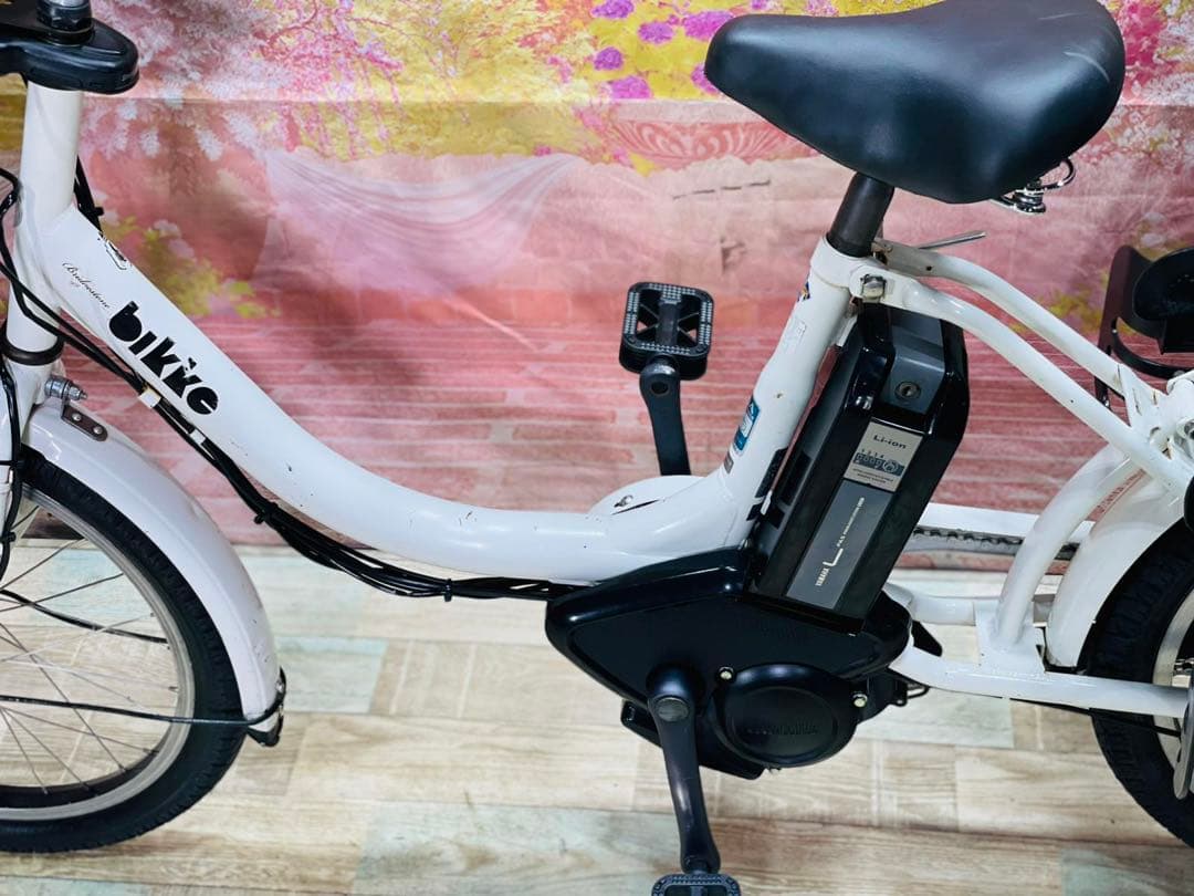 K2645 電動自転車ブリヂストン子供乗せ bikke 20インチ 送料無料