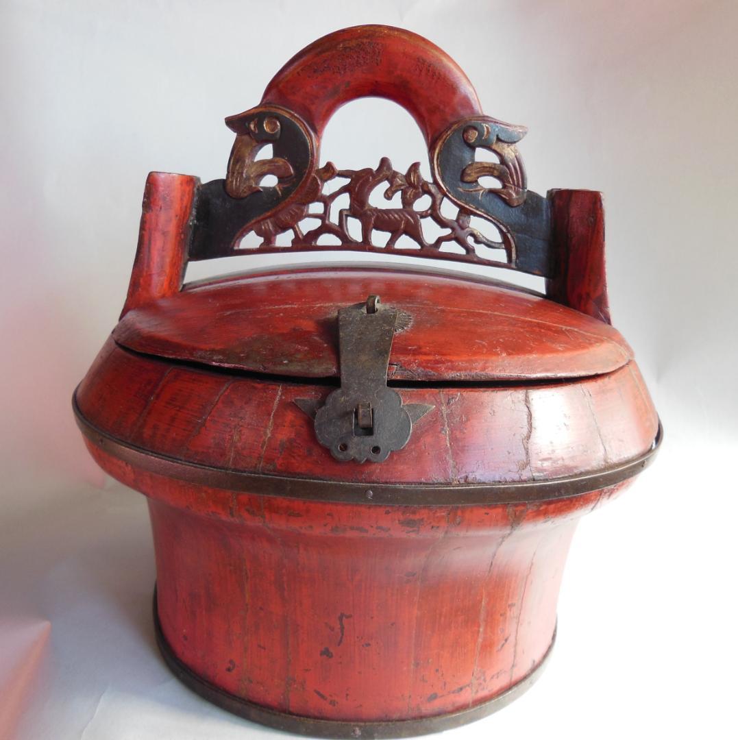 レア コレクター向け 漆器 時代物 金彩色 284