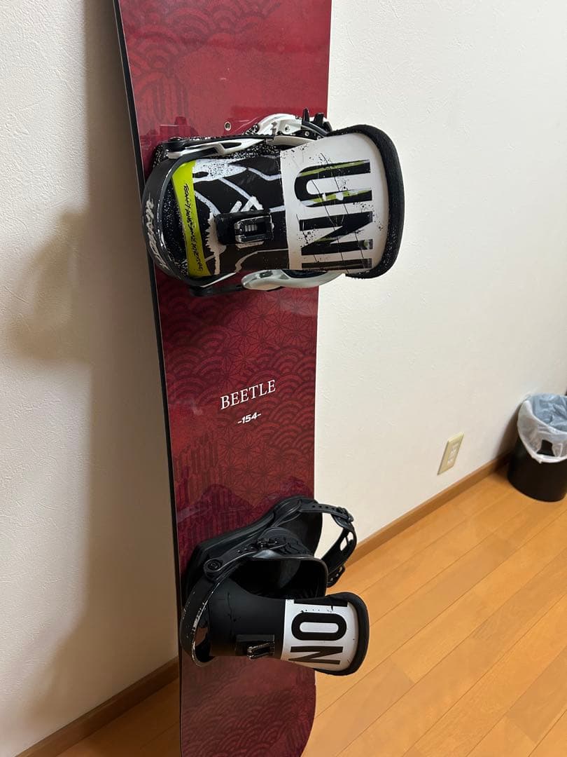 拓也CROOJA BEETLE スノーボード バインディング付き