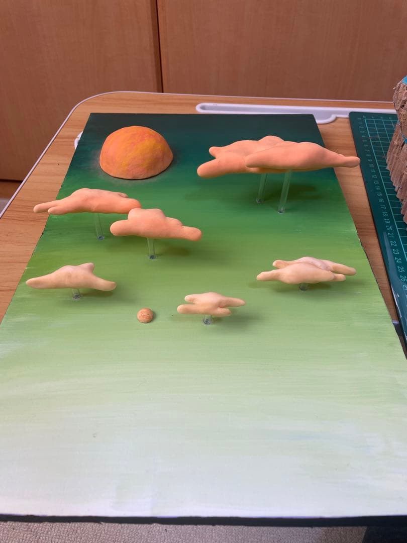 ドラゴンボール ナメック星 ジオラマ 自作 リペイント