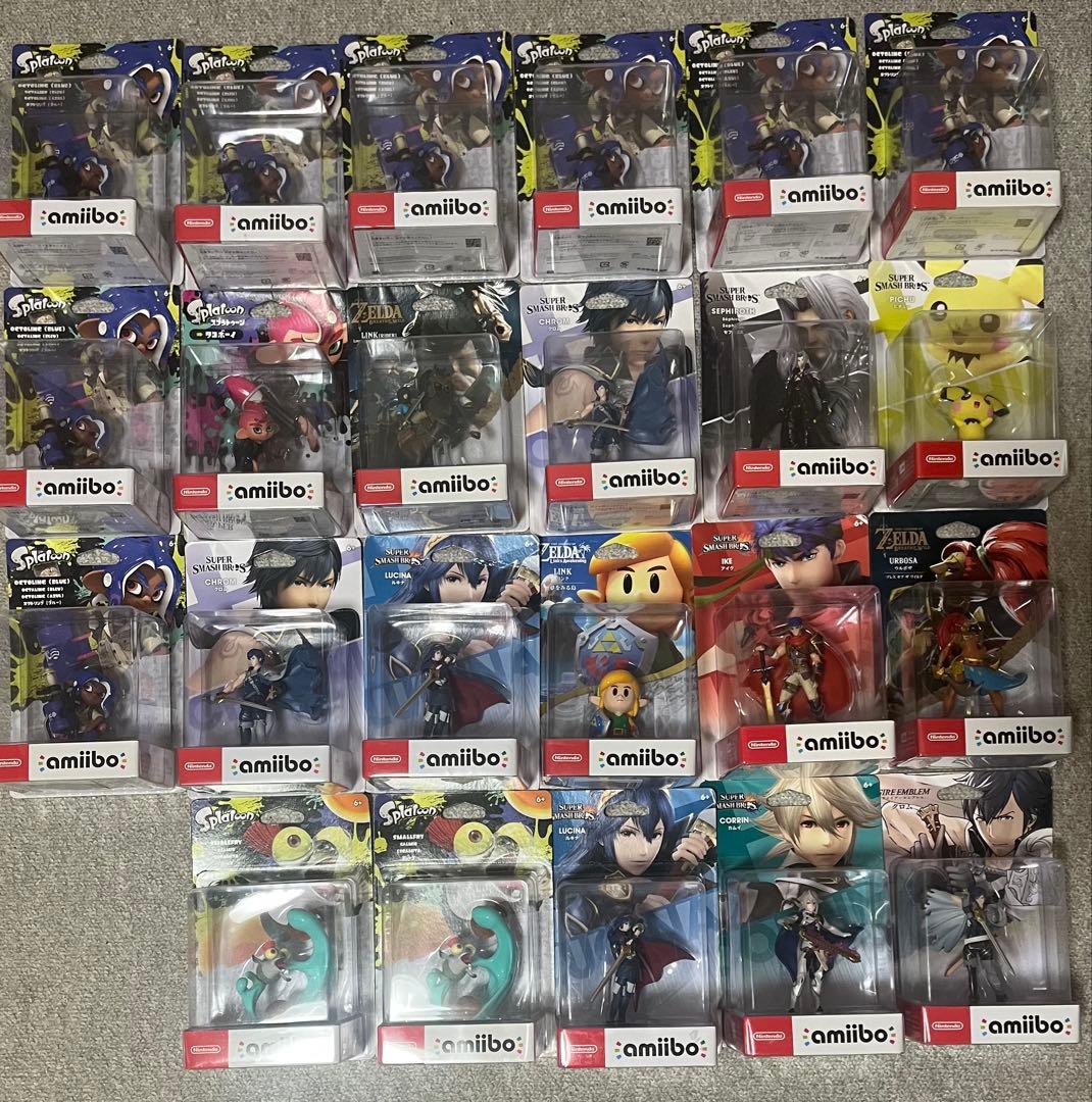 未開封　amiibo ファイヤーエムブレム ゼルダ　スプラトゥーン　23個セット