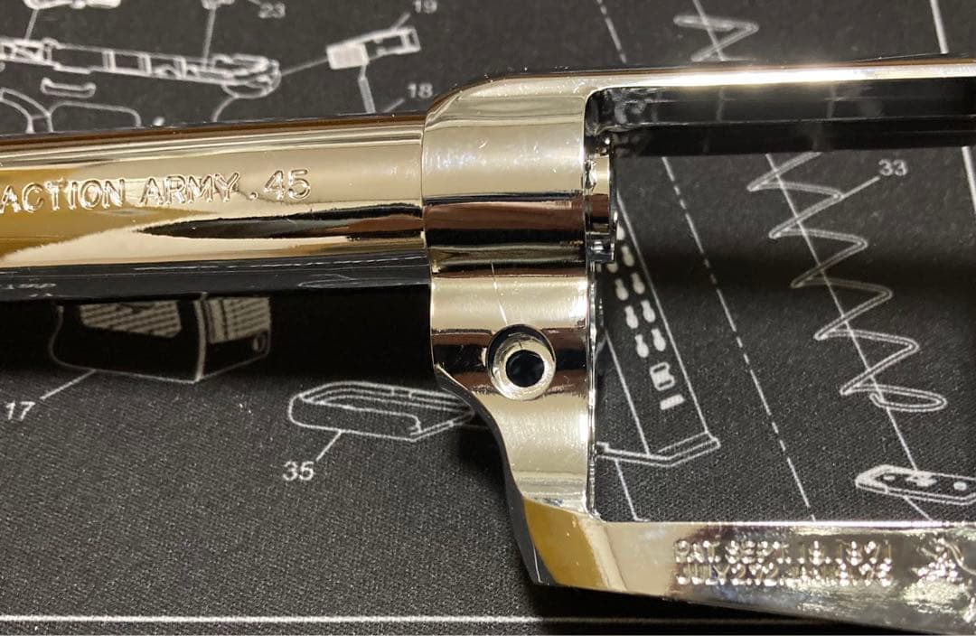 新品 未使用 ハートフォード SAA シルバー アーティラリー バレルフレーム