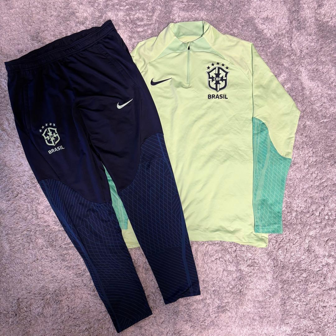 Nike ブラジル代表 USサイズLサイズ ストライクドリル セットアップ