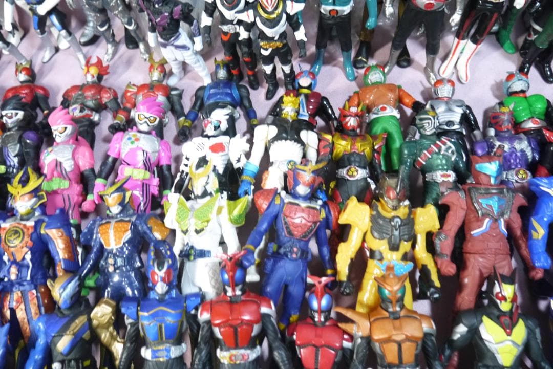 ライダーヒーローシリーズ　ビッグサイズソフビフィギュアなど　112体セット