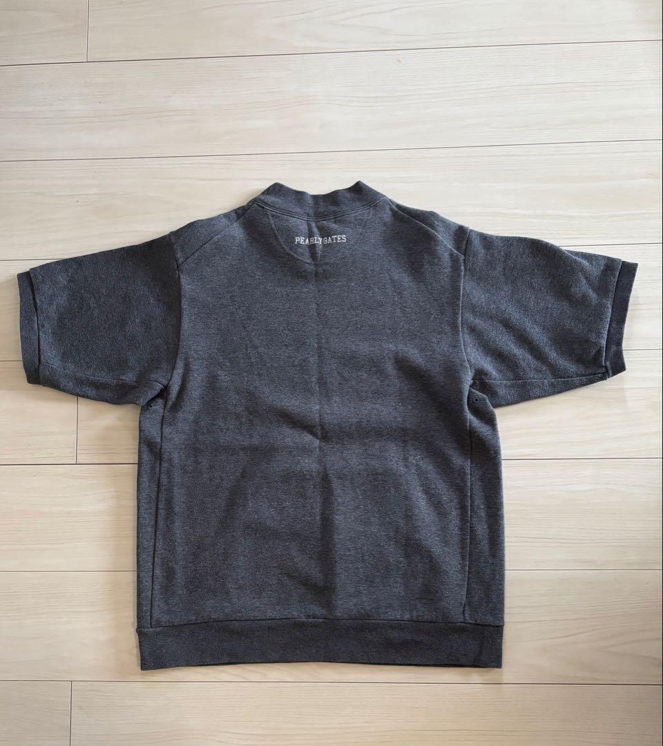 PEARLY GATES ダークグレー ショートスリーブシャツ