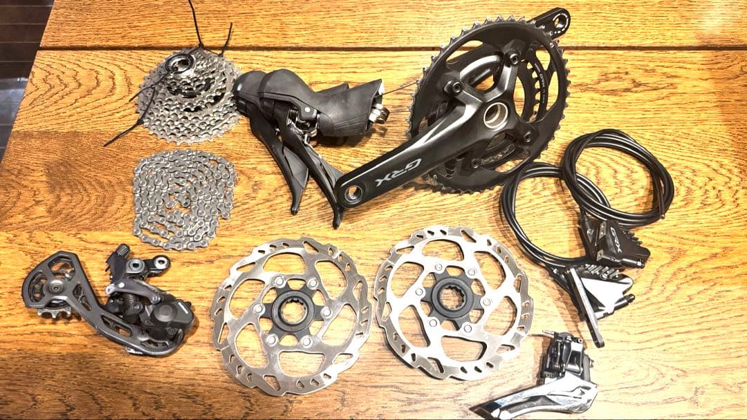 【中古】Shimano GRX 11速コンポ　セット