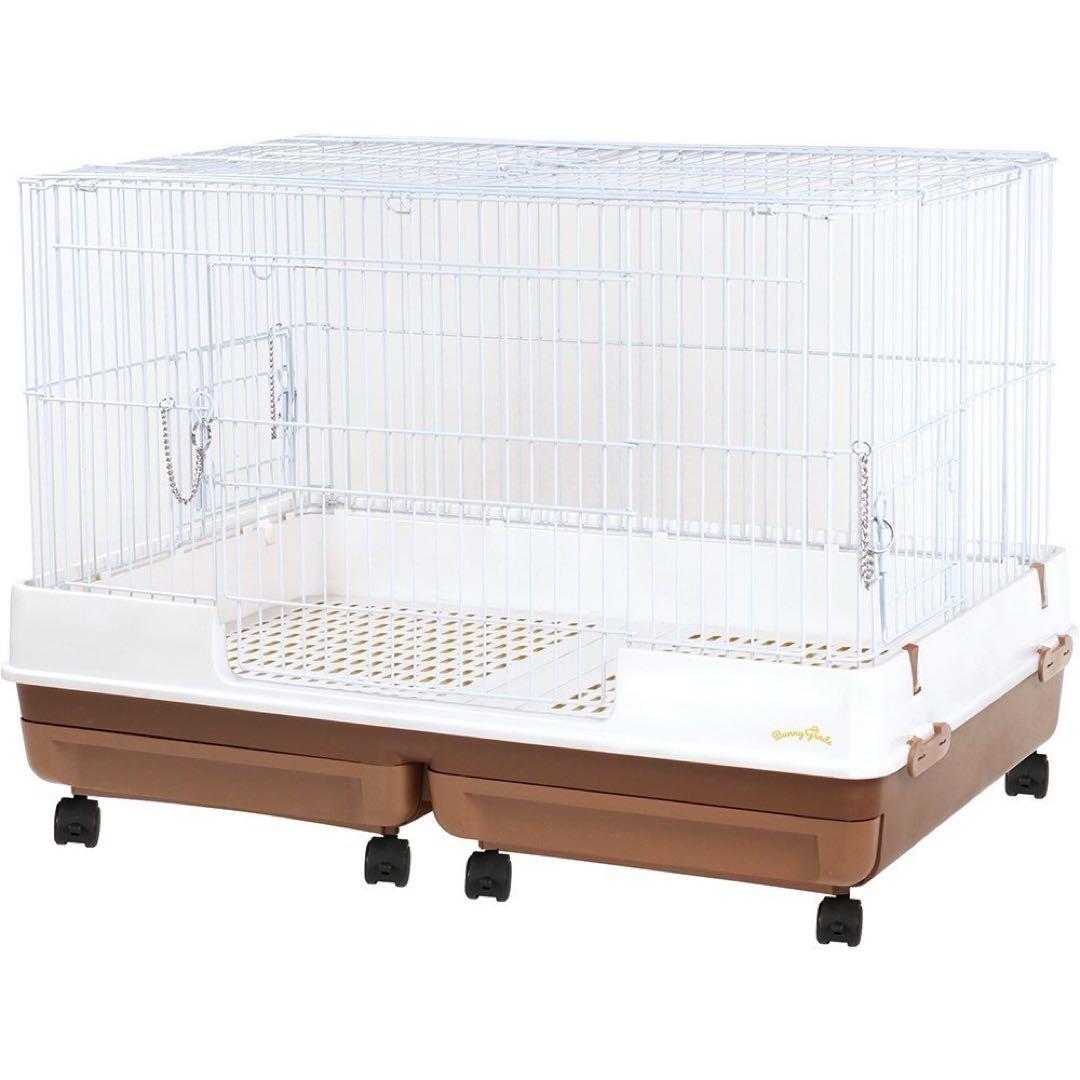 マルカン うさぎのカンタンおそうじケージ ワイドB MR-999