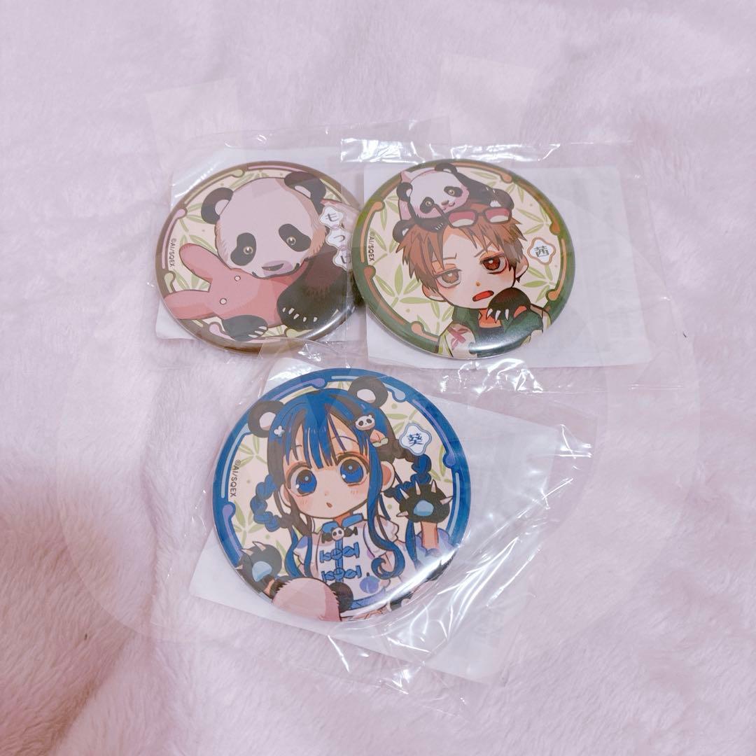 地縛少年花子くん 缶バッジ　楽天コレクション　蒼井茜　赤根葵　もっけ