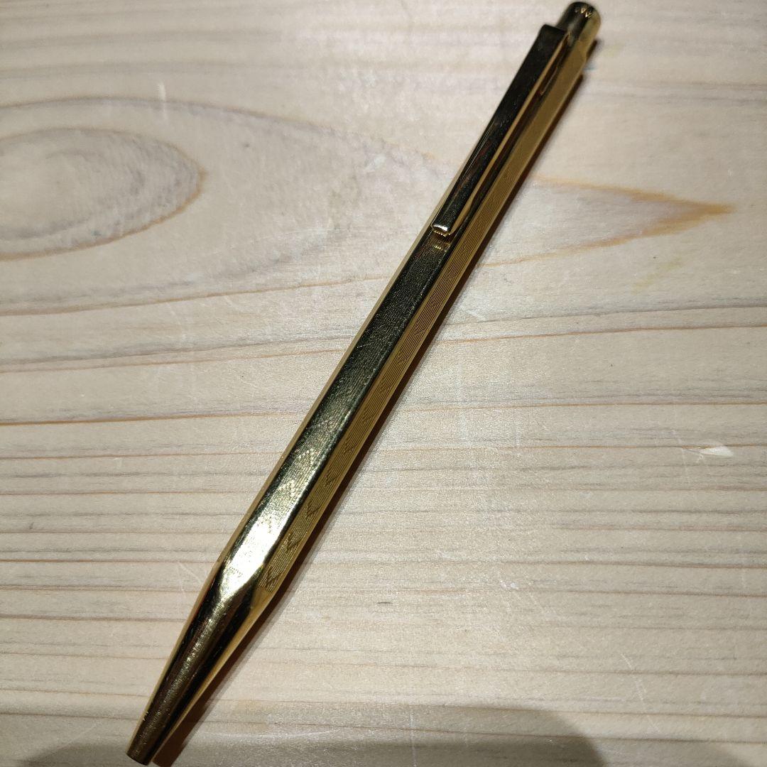 カランダッシュ　Ecridor　エクリドール シェブロン ゴールド ボールペン