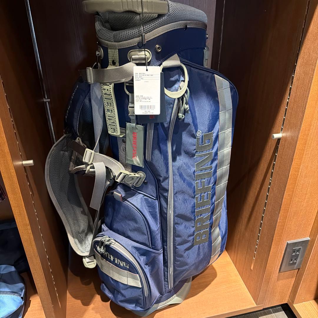 BRIEFING 限定　ネイビー キャディバッグ