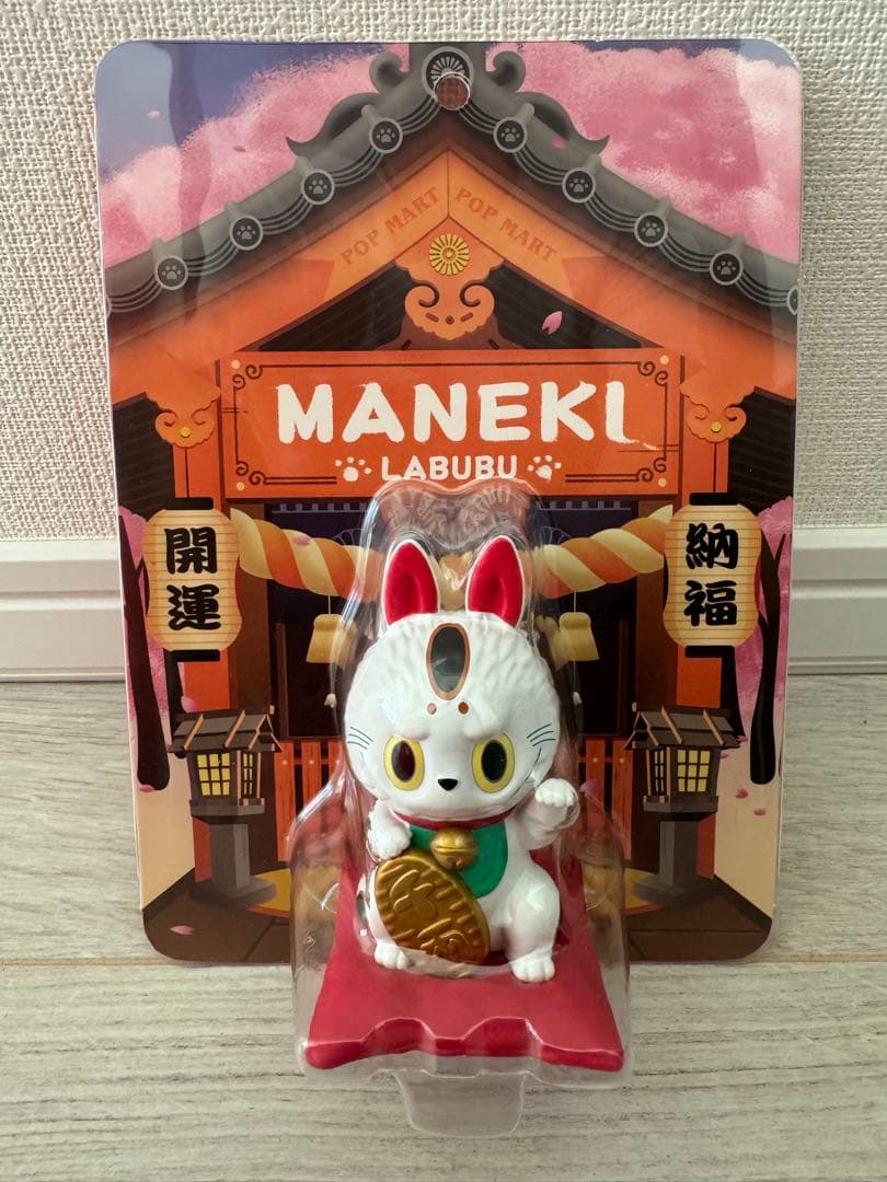 MANEKI LABUBU 招き猫フィギュア popmart
