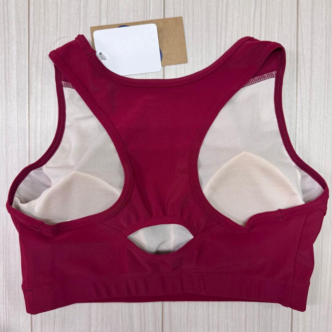 アシックス　女子陸上ユニフォーム上下セット　エンジ×ダークグレー　XLサイズ