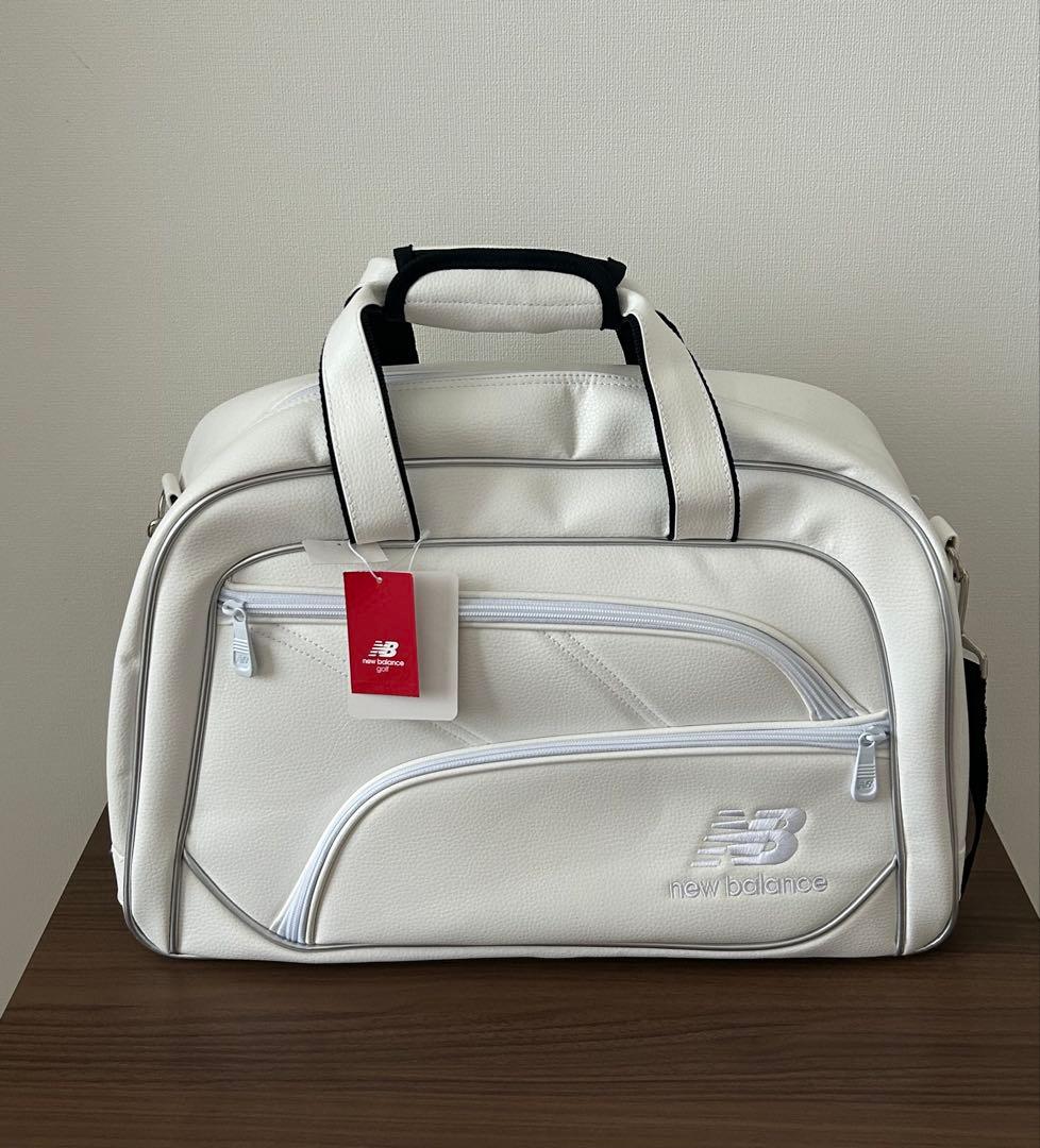 new balance ゴルフボストンバッグ ホワイト