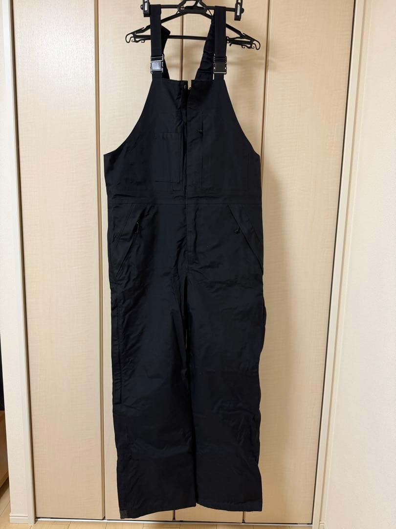 グリーンクロージング　ビブパンツ　XL ブラック　GREENCLOTHING