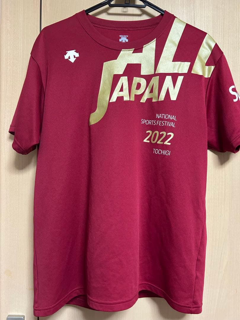 バレーボールTシャツ エンジ