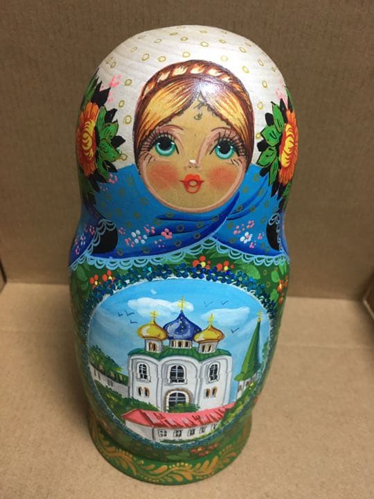 マトリョーシカ　アーティスト作品　難あり　20年以上前のもの