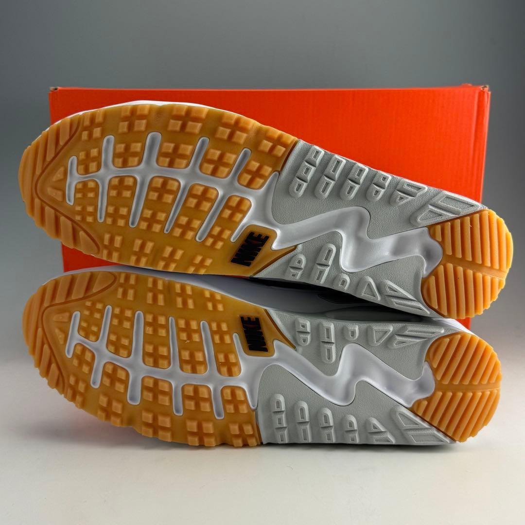 28.5cm ナイキ エアマックス90 G \"ホワイト/ブラック\"ゴルフシューズ