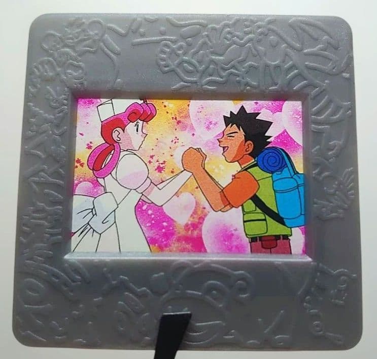 Meiji ポケモン ピクチャーフレーム　タケシ　ジョーイ