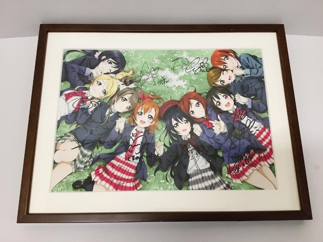 ラブライブ μ's ラブカ ポイント交換品 直筆サイン入り 複製原画