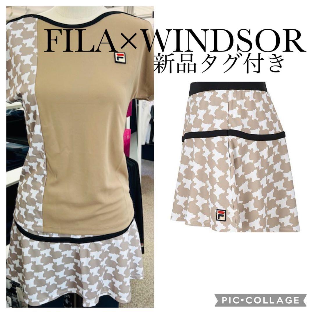 FILA♡【新品タグ付き】❣️希少❣️2024ウィンザーコラボのうさぎ柄スコートXＬ