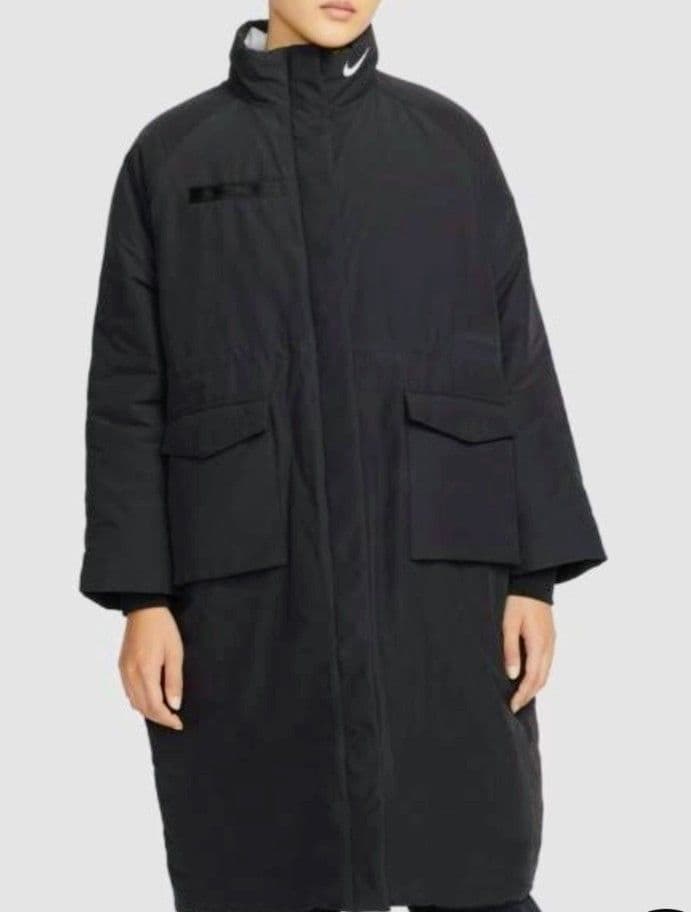 Nike ブラック ベンチコート