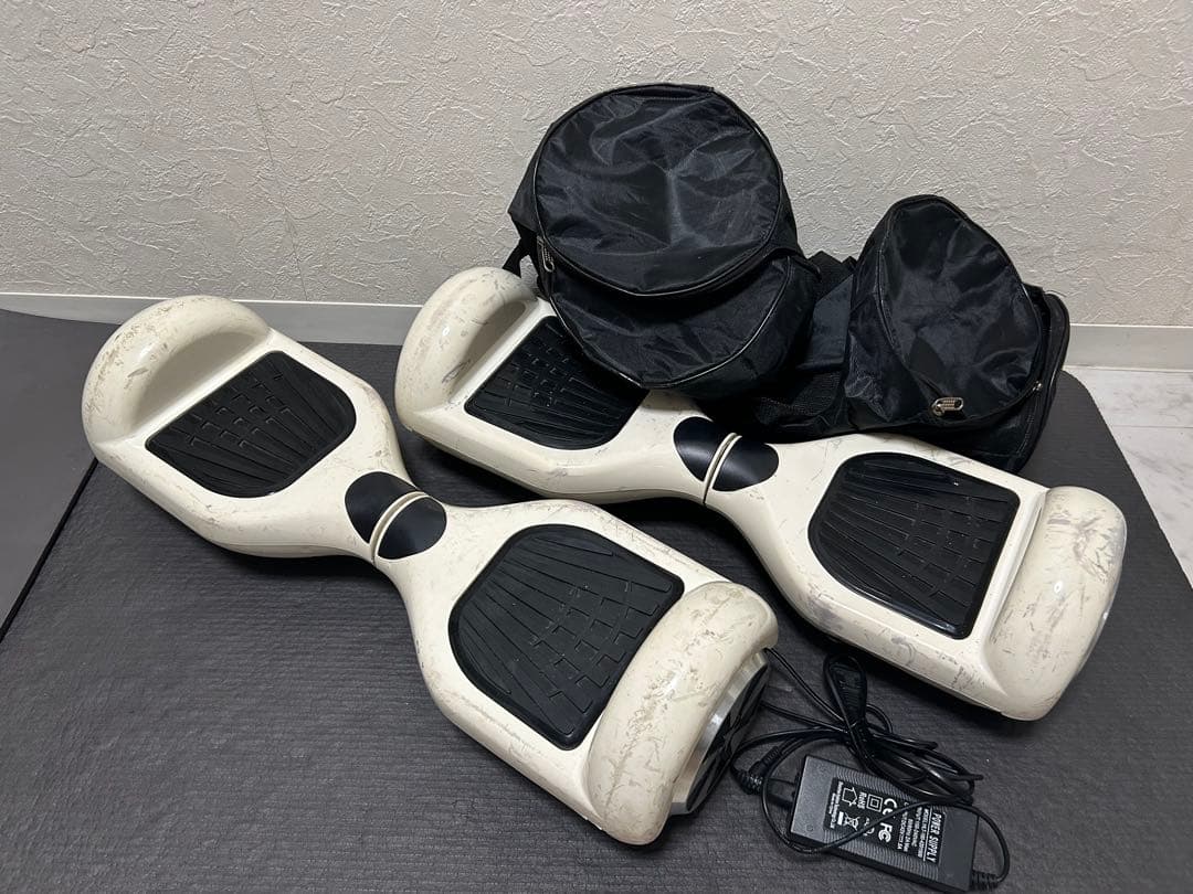 【2台セット！】セグウェイ ホワイト 充電器・バッグ付き