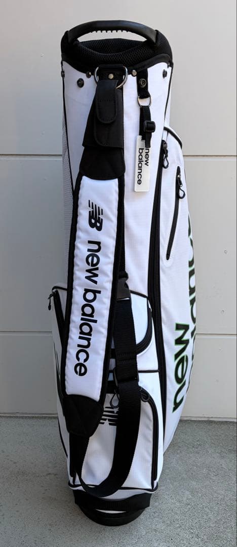 new balance キャディバッグ スタンドバック ホワイト 7.5型
