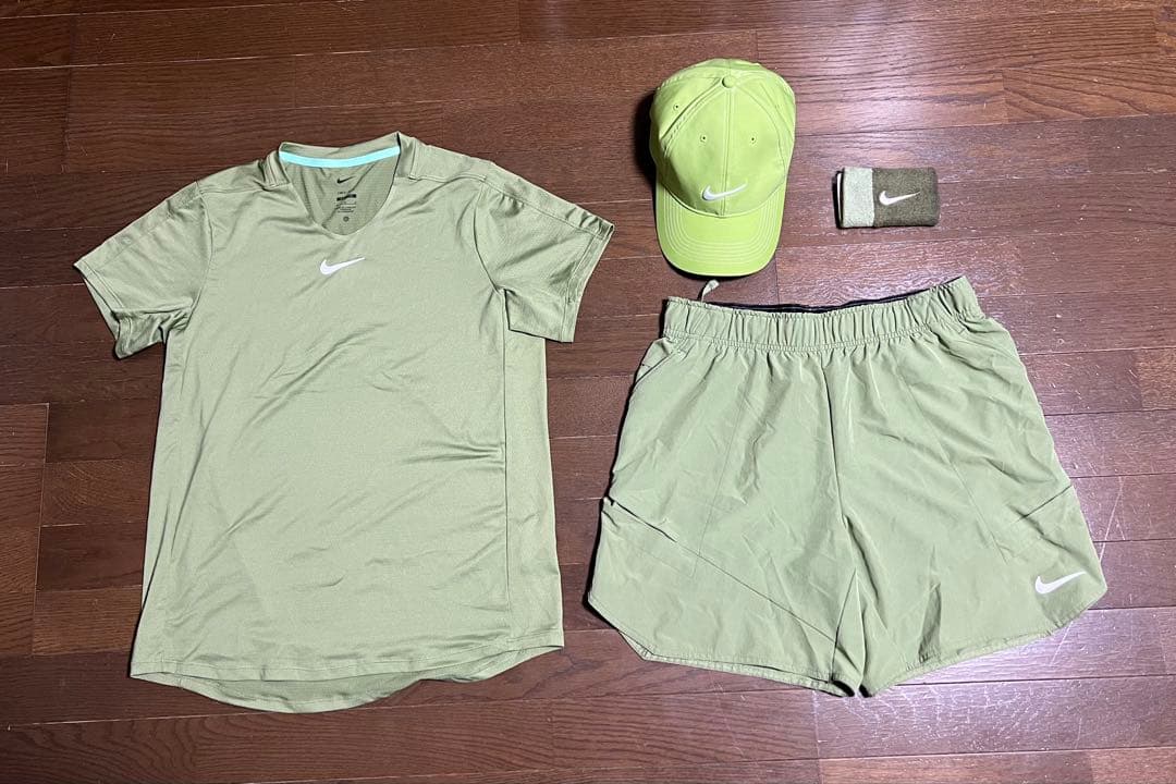 NIKE テニスコーデ　グリーン