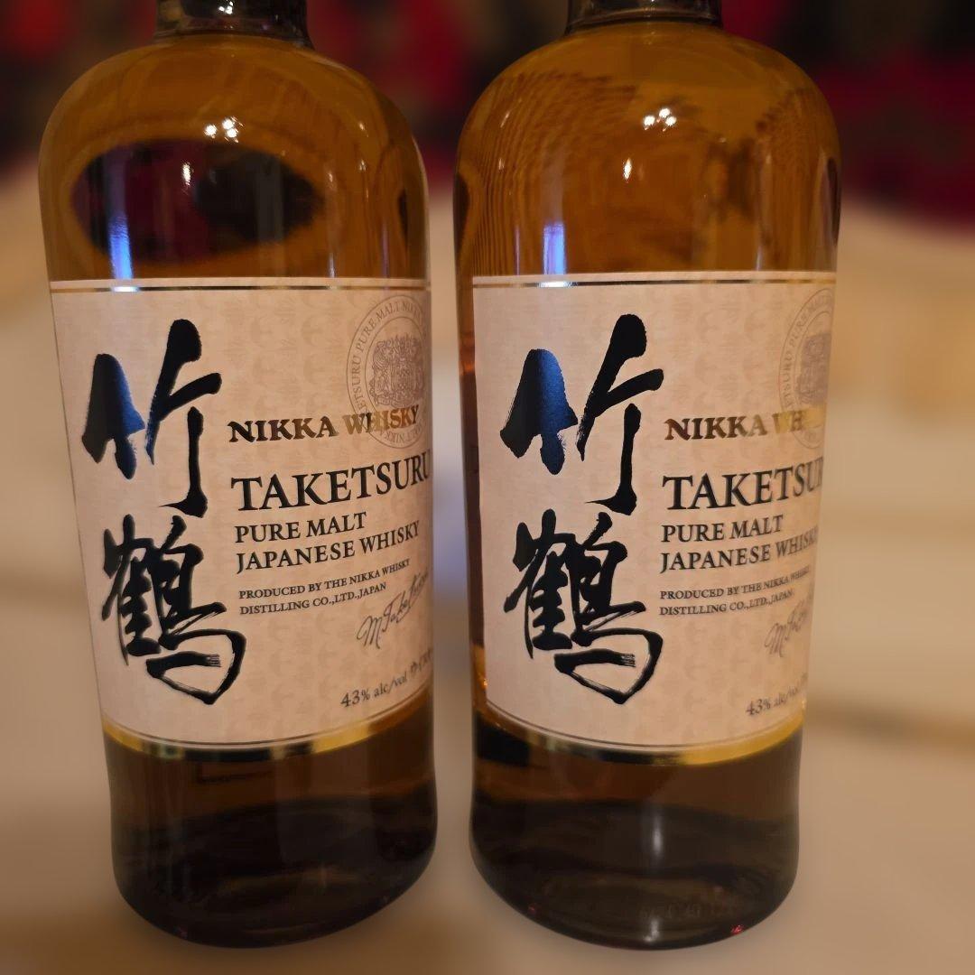 (入手困難) [ NIKKA ] 竹鶴 PURE MALT <新品商品> 2本