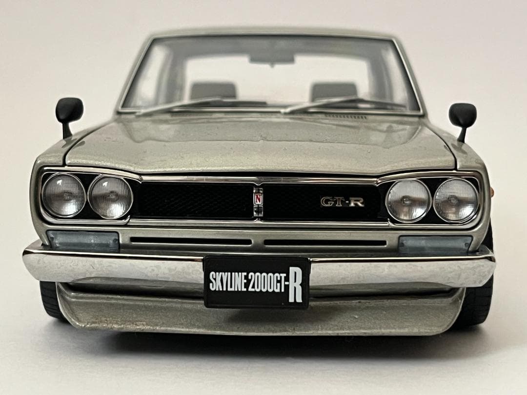 オートアート 1/18 日産スカイラインGT-R ハコスカ カスタム品 箱付