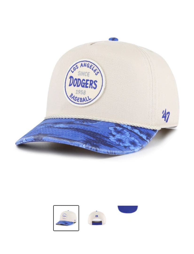 ドジャース　ニューエラ　キャップ　FijiRope大谷翔平　47Hitch 帽子