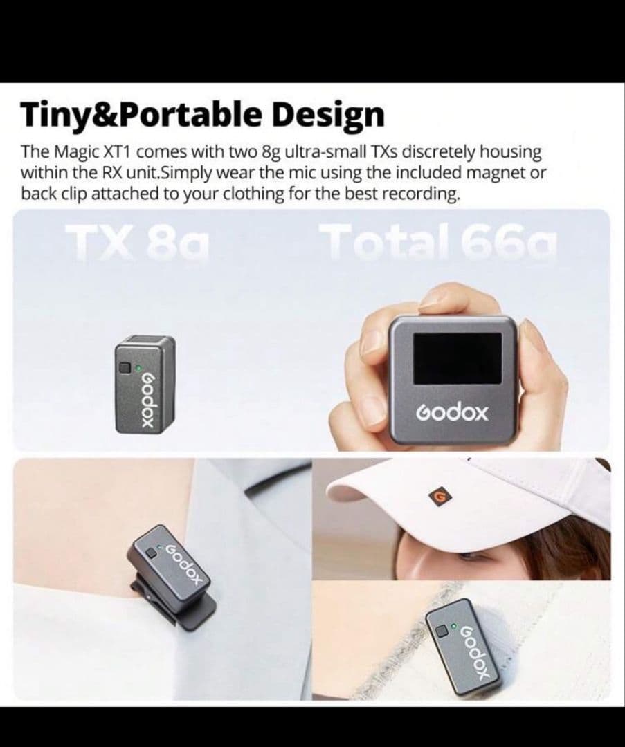 Godox Magic XT1 ワイヤレスマイクセット