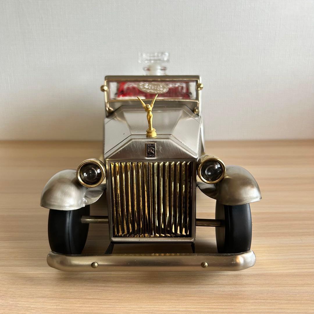 【未使用】ヴィンテージ　ロールスロイス　ウィスキー　デキャンタ　オルゴール　レア