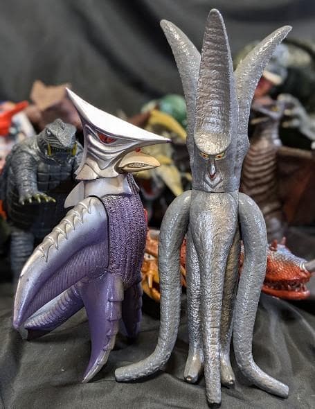 昭和～平成ガメラ＆登場怪獣（バンダイ）＆ビッグサイズソフビ他１７体セット＋３