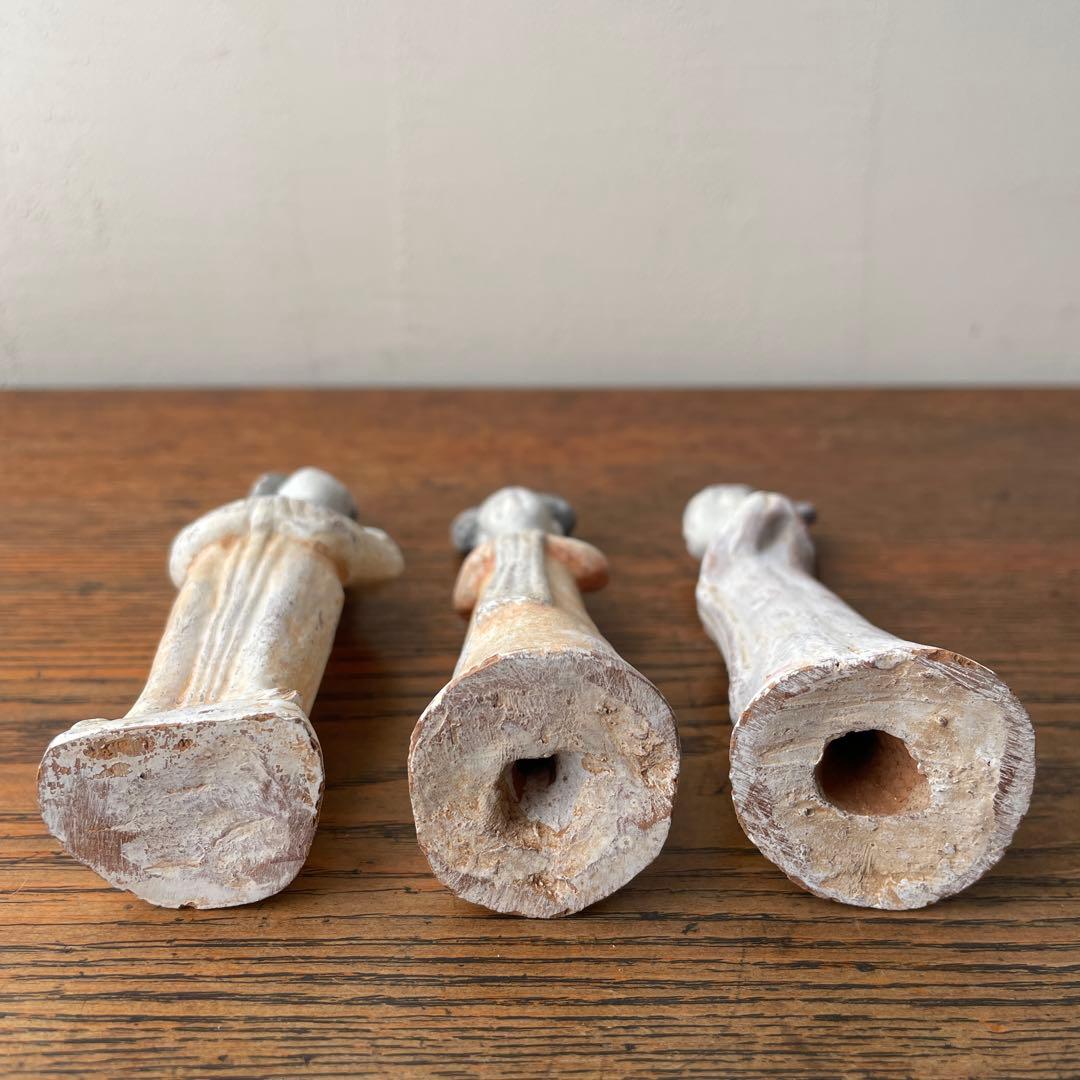 唐三彩　泥人　婦人俑　中国古美術　ミュージアムショップレプリカ　土人形　郷土玩具