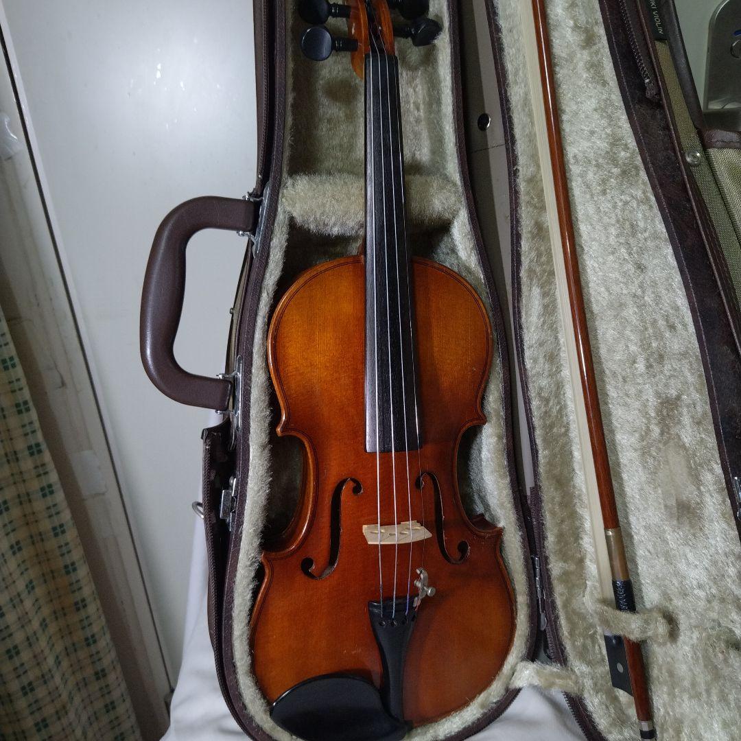 ♥8才前後の子供用♥スズキバイオリン1/2♥品番200メンテ済♥弓ケ―ス松脂付