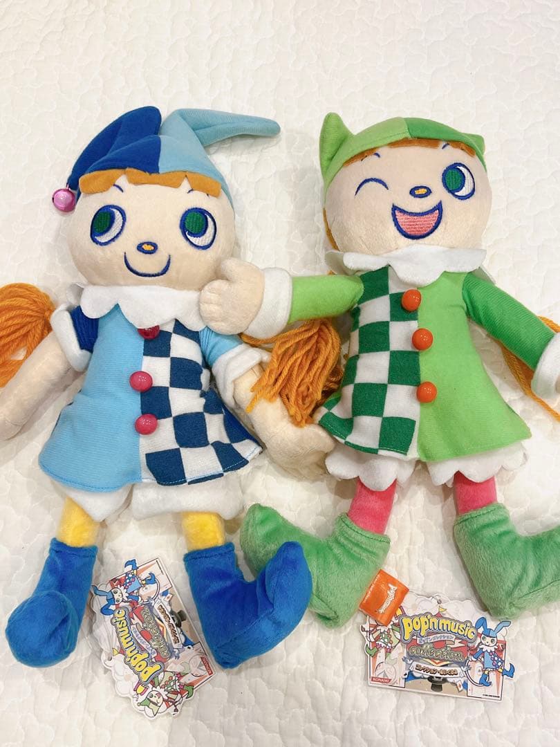 希少　ポップンミュージック　ぬいぐるみ　ミミ　ニャミ　ポップンコレクション