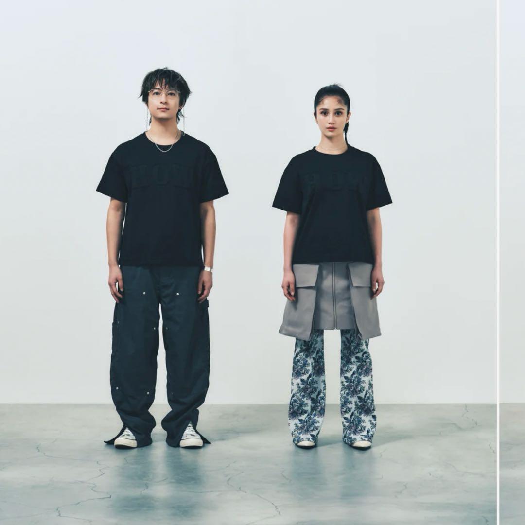 how（和田颯）S/S Tee Black 005