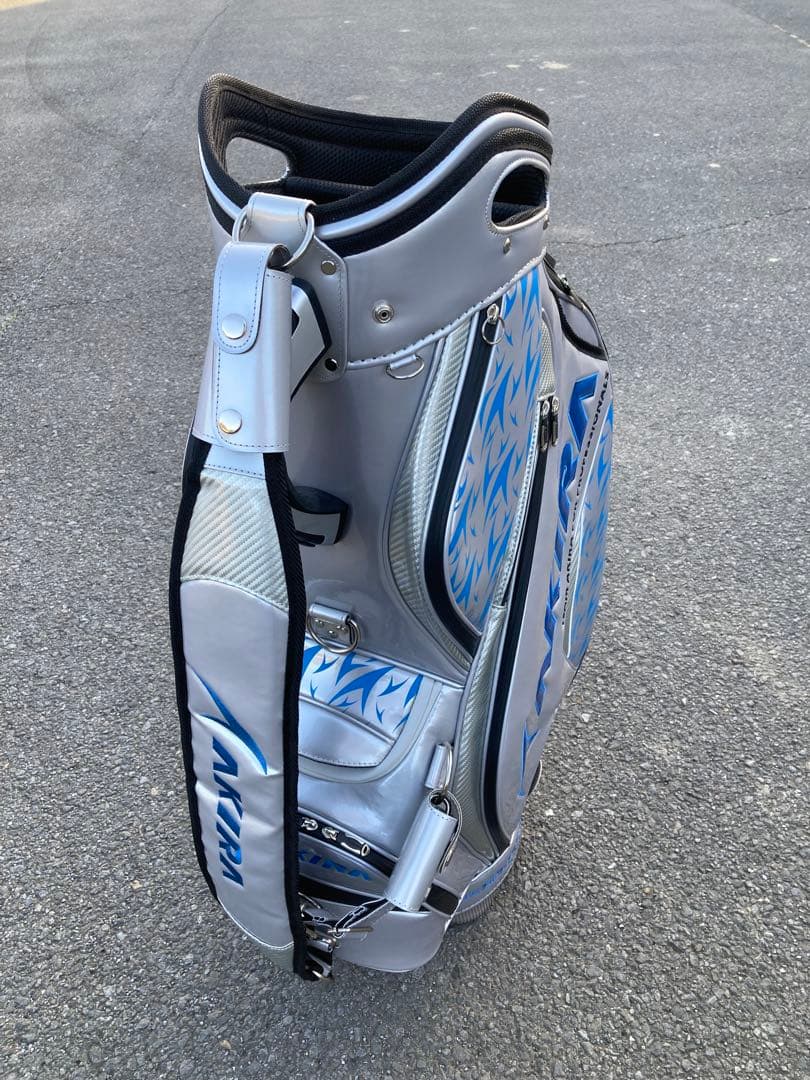 アキラプロダクツ キャディバッグ 10インチ 大型 ツアーバッグ